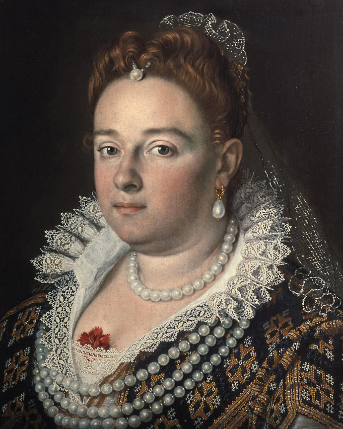 비앙카 카펠로 초상 — Scipione Pulzone 작, 1584, 비엔나 미술사박물관