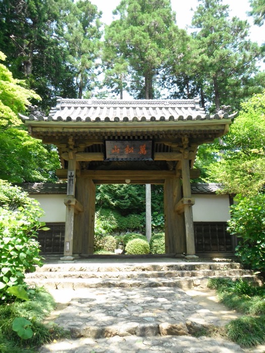 이이 가문의 보리사인 류탄지의 산문, 나무로 된 전통 사찰 정문
