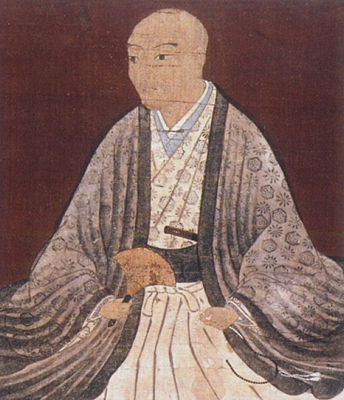 弘憲寺에 전하는 이코마 치카마사의 초상. 칼을 찬 무장이 아니라 삭발하고 법의를 걸친 내정가의 모습으로 그려졌다.