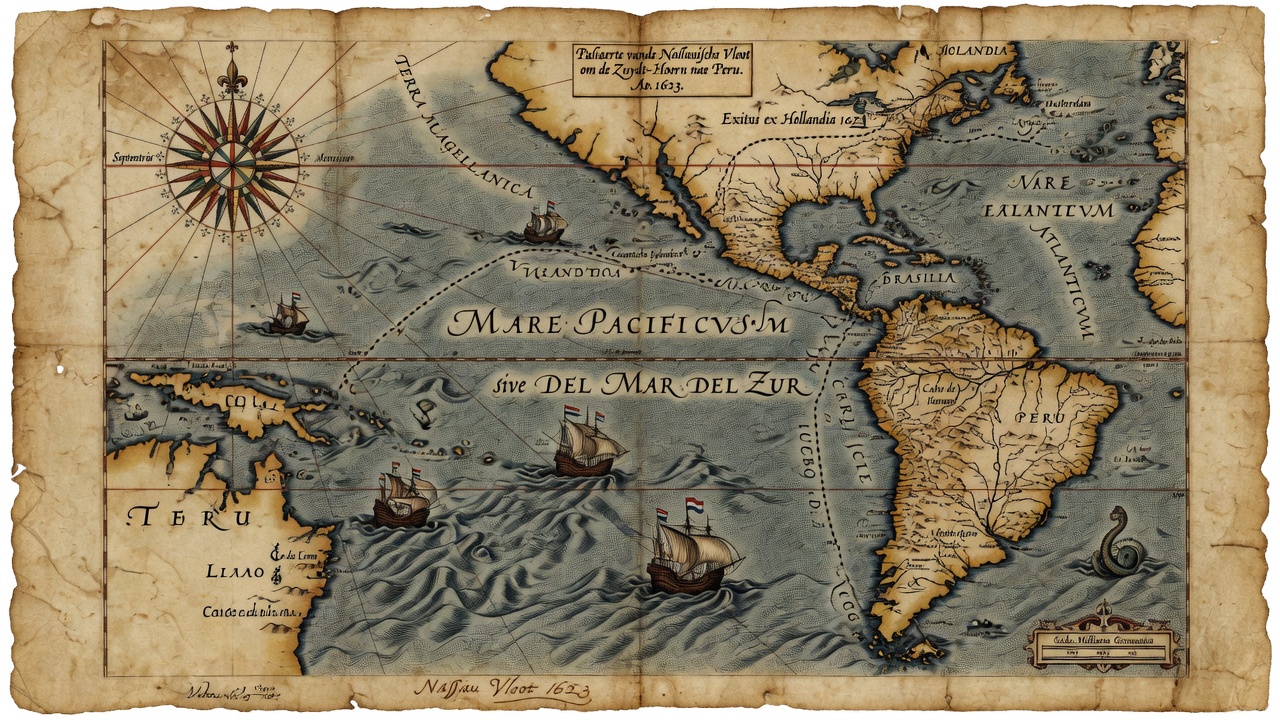 나사우 함대 항해 고지도