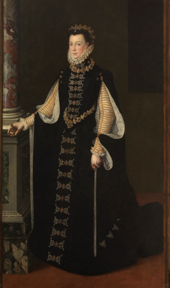 소포니스바 앙귀솔라, 엘리자베스 드 발루아의 초상, c.1565, 마드리드 프라도 미술관 소장