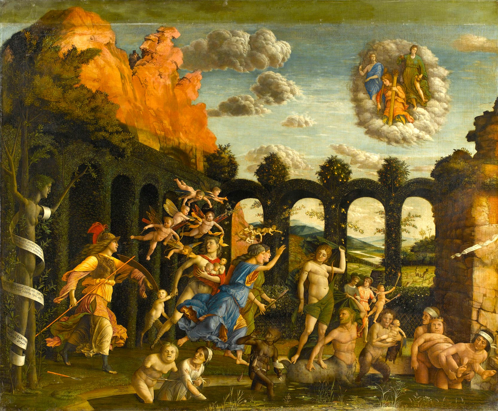 덕의 승리 (Minerva Expelling the Vices)